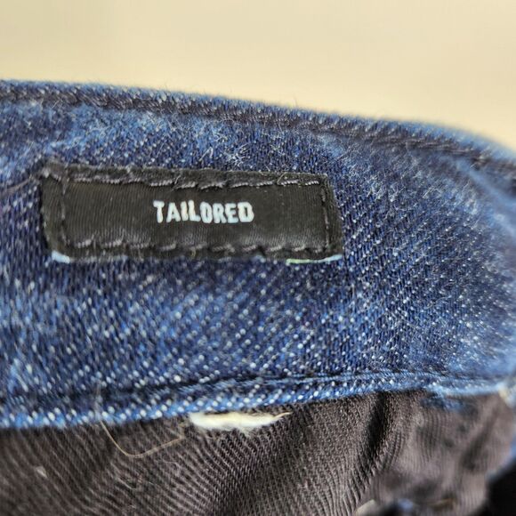 Bonobos Mens Tailored Fit 5 Pocket Dark Wash Blue Jeans 32/30 - Picture 7 of 9